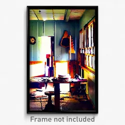 Pixel Art Poster - Vacant Cobbler (8 Bit Psychedelic Trippy Video Game Print)