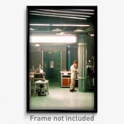 Pixel Art Poster - Pretty Laboratory (8 Bit Psychedelic Trippy Video Game Print)