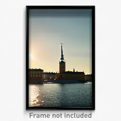Pixel Art Poster - Clear Stockholm (8 Bit Psychedelic Trippy Video Game Print)