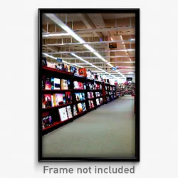 Pixel Art Poster - Major Book Store (8 Bit Psychedelic Trippy Video Game Print)