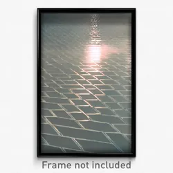Pixel Art Poster - Unimaginable Tile (8 Bit Psychedelic Trippy Video Game Print)