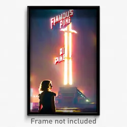 Pixel Art Poster - Famous Pike (8 Bit Psychedelic Trippy Weird Video Game Print)