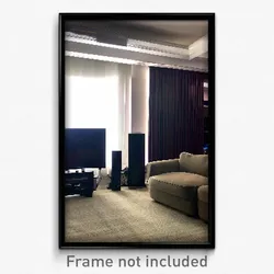 Pixel Art Poster - Drab Entertainment Room (8 Bit Psychedelic Video Game Print)