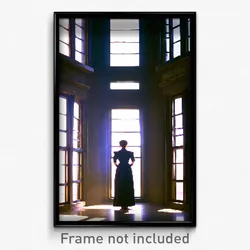 Pixel Art Poster - Major Window (8 Bit Psychedelic Trippy Video Game Print)