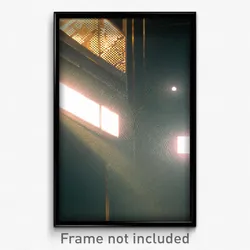 Pixel Art Poster - Nocturnal Neutron (8 Bit Psychedelic Trippy Video Game Print)