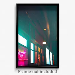 Pixel Art Poster - Sweet Commons (8 Bit Psychedelic Trippy Video Game Print)