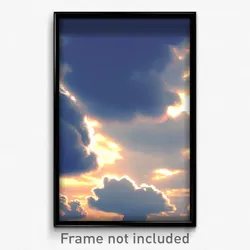 Pixel Art Poster - Cloudy Remnant (8 Bit Psychedelic Trippy Video Game Print)