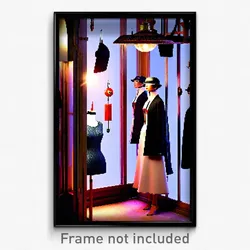 Pixel Art Poster - Realistic Haberdashery (8 Bit Psychedelic Video Game Print)