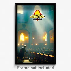 Pixel Art Poster - Gargantuan Convent (8 Bit Psychedelic Video Game Print)