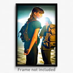 Pixel Art Poster - Neglected Backpack (8 Bit Psychedelic Video Game Print)