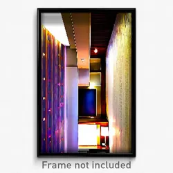 Pixel Art Poster - Zealous Hotel Room (8 Bit Psychedelic Video Game Print)
