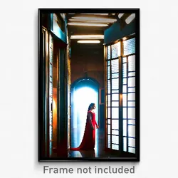 Pixel Art Poster - Harmonious Vestibule (8 Bit Psychedelic Video Game Print)
