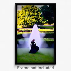 Pixel Art Poster - Voluminous Yard (8 Bit Psychedelic Trippy Video Game Print)