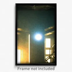 Pixel Art Poster - Dreary Repository (8 Bit Psychedelic Trippy Video Game Print)