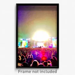 Pixel Art Poster - Tremendous Music Festival (8 Bit Video Game Print)