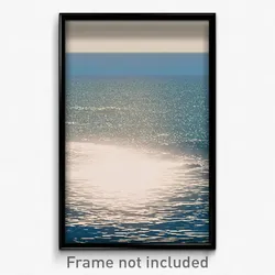 Pixel Art Poster - Stark Sea (8 Bit Psychedelic Trippy Weird Video Game Print)