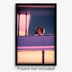 Pixel Art Poster - Tremendous Berth (8 Bit Psychedelic Trippy Video Game Print)