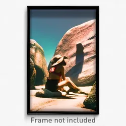 Pixel Art Poster - Sentimental Rock (8 Bit Psychedelic Trippy Video Game Print)