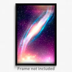 Pixel Art Poster - Superficial Galaxy (8 Bit Psychedelic Video Game Print)