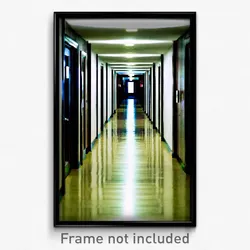 Pixel Art Poster - Uncommon Hallway (8 Bit Psychedelic Trippy Video Game Print)
