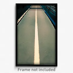 Pixel Art Poster - Menacing Lane (8 Bit Psychedelic Trippy Video Game Print)