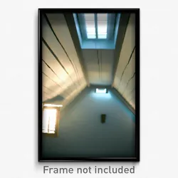 Pixel Art Poster - Subtle Attic (8 Bit Psychedelic Trippy Video Game Print)