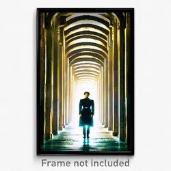 Pixel Art Poster - Narrow Bailey (8 Bit Psychedelic Trippy Video Game Print)