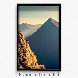Pixel Art Poster - Massive Ridge (8 Bit Psychedelic Trippy Video Game Print)
