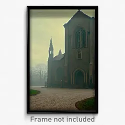 Pixel Art Poster - Dreary Parish (8 Bit Psychedelic Trippy Video Game Print)