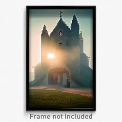 Pixel Art Poster - Gregarious Hermitage (8 Bit Psychedelic Video Game Print)