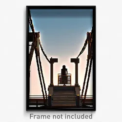 Pixel Art Poster - Basic Lookout (8 Bit Psychedelic Trippy Video Game Print)