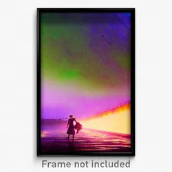 Pixel Art Poster - Lovely Dike (8 Bit Psychedelic Trippy Weird Video Game Print)