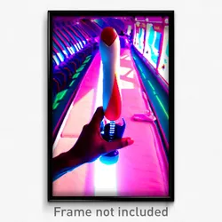 Pixel Art Poster - Vibrating Cruise (8 Bit Psychedelic Trippy Video Game Print)