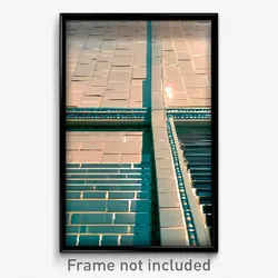 Pixel Art Poster - Elegant Tile (8 Bit Psychedelic Trippy Video Game Print)