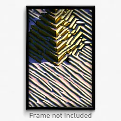Pixel Art Poster - Zigzag Cairn (8 Bit Psychedelic Trippy Video Game Print)