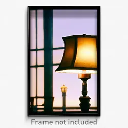 Pixel Art Poster - Deserted Lamp (8 Bit Psychedelic Trippy Video Game Print)