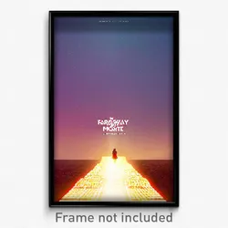 Pixel Art Poster - Faraway Motte (8 Bit Psychedelic Trippy Video Game Print)