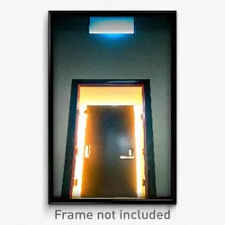 Pixel Art Poster - Vacant Trapdoor (8 Bit Psychedelic Trippy Video Game Print)