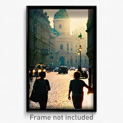 Pixel Art Poster - Busy Vienna (8 Bit Psychedelic Trippy Weird Video Game Print)