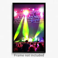 Pixel Art Poster - Harmonious Music Festival (8 Bit Video Game Print)