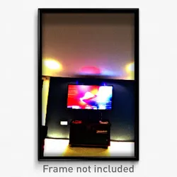 Pixel Art Poster - Tremendous Television (8 Bit Psychedelic Video Game Print)