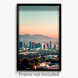 Pixel Art Poster - Uncommon Los Angeles (8 Bit Psychedelic Video Game Print)