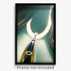 Pixel Art Poster - Graceful Tube (8 Bit Psychedelic Trippy Video Game Print)