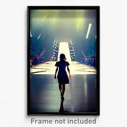 Pixel Art Poster - Nice Catwalk (8 Bit Psychedelic Trippy Video Game Print)