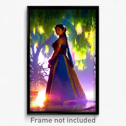 Pixel Art Poster - Tan Fen (8 Bit Psychedelic Trippy Weird Video Game Print)