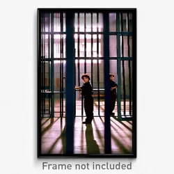 Pixel Art Poster - Notable Prison (8 Bit Psychedelic Trippy Video Game Print)