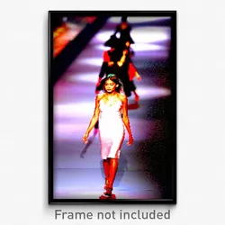 Pixel Art Poster - Active Catwalk (8 Bit Psychedelic Trippy Video Game Print)