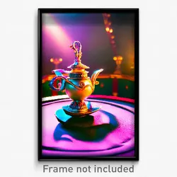 Pixel Art Poster - Fancy Bend (8 Bit Psychedelic Trippy Weird Video Game Print)