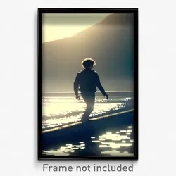 Pixel Art Poster - Active Channel (8 Bit Psychedelic Trippy Video Game Print)