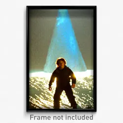 Pixel Art Poster - Watery Summit (8 Bit Psychedelic Trippy Video Game Print)